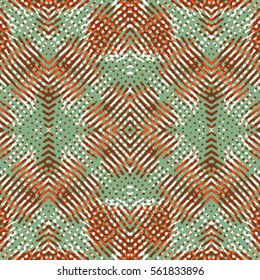 Endless abstract color engraving pattern. Texture for certificate or diploma, currency and money design. Single-leaf woodcut, xylography, printmaking. Vector Illustration