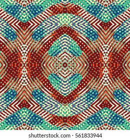 Endless abstract color engraving pattern. Texture for certificate or diploma, currency and money design. Single-leaf woodcut, xylography, printmaking. Vector Illustration