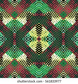 Endless abstract color engraving pattern. Texture for certificate or diploma, currency and money design. Single-leaf woodcut, xylography, printmaking. Vector Illustration
