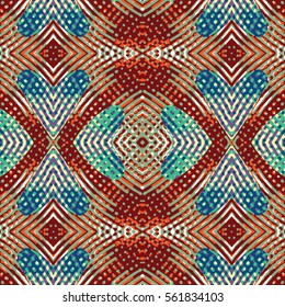 Endless abstract color engraving pattern. Texture for certificate or diploma, currency and money design. Single-leaf woodcut, xylography, printmaking. Vector Illustration
