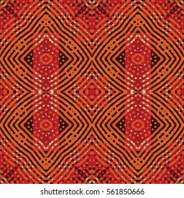 Endless abstract color engraving pattern. Texture for certificate or diploma, currency and money design. Single-leaf woodcut, xylography, printmaking. Vector Illustration