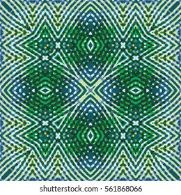 Endless abstract color engraving pattern. Texture for certificate or diploma, currency and money design. Single-leaf woodcut, xylography, printmaking. Vector Illustration