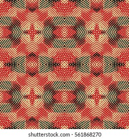 Endless abstract color engraving pattern. Texture for certificate or diploma, currency and money design. Single-leaf woodcut, xylography, printmaking. Vector Illustration