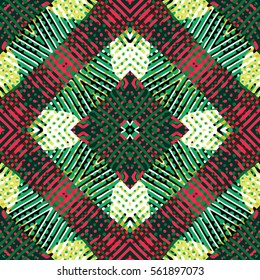 Endless abstract color engraving pattern. Texture for certificate or diploma, currency and money design. Single-leaf woodcut, xylography, printmaking. Vector Illustration