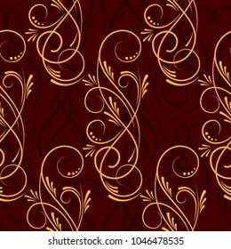 Endless abstract pattern. Background texture.  Vector illustration.