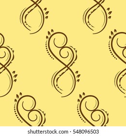 Endless abstract pattern. Background texture.  Vector illustration.