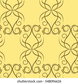 Endless abstract pattern. Background texture.  Vector illustration.