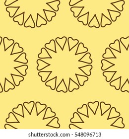 Endless abstract pattern. Background texture.  Vector illustration.