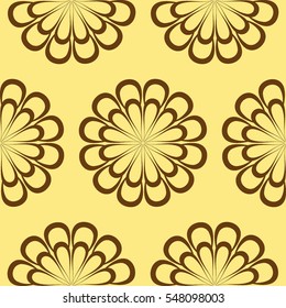 Endless abstract pattern. Background texture.  Vector illustration.