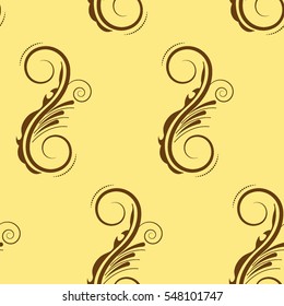 Endless abstract pattern. Background texture.  Vector illustration.
