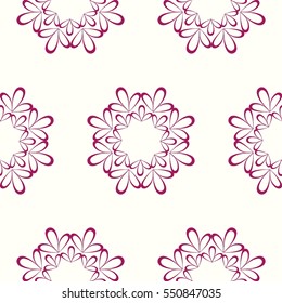 Endless abstract pattern. Background texture.  Vector illustration.