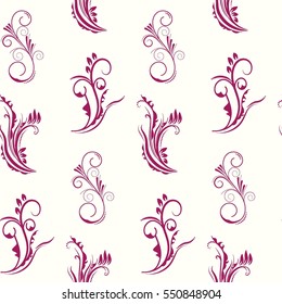 Endless abstract pattern. Background texture.  Vector illustration.