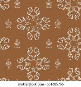 Endless abstract pattern. Background texture.  Vector illustration.