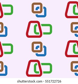 Endless abstract pattern. Background texture.  Vector illustration.