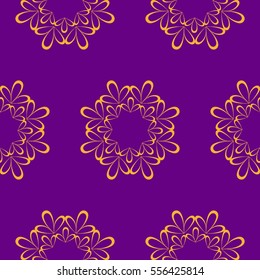 Endless abstract pattern. Background texture.  Vector illustration.