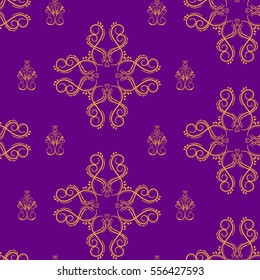 Endless abstract pattern. Background texture.  Vector illustration.