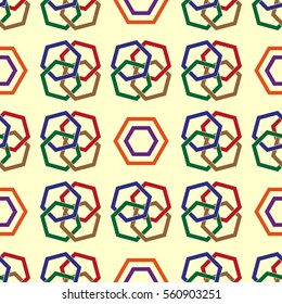 Endless abstract pattern. Background texture.  Vector illustration.