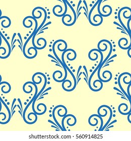Endless abstract pattern. Background texture.  Vector illustration.