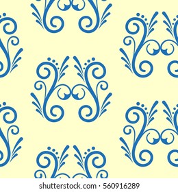 Endless abstract pattern. Background texture.  Vector illustration.