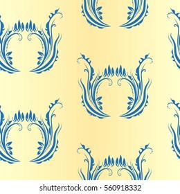 Endless abstract pattern. Background texture.  Vector illustration.