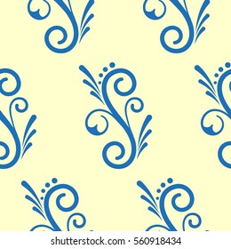 Endless abstract pattern. Background texture.  Vector illustration.
