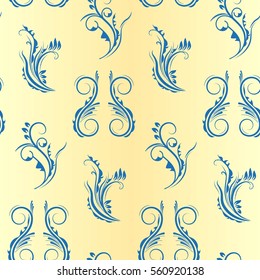 Endless abstract pattern. Background texture.  Vector illustration.