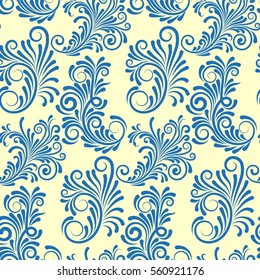 Endless abstract pattern. Background texture.  Vector illustration.