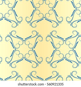 Endless abstract pattern. Background texture.  Vector illustration.