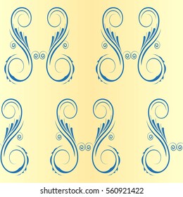 Endless abstract pattern. Background texture.  Vector illustration.