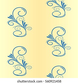 Endless abstract pattern. Background texture.  Vector illustration.