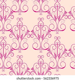 Endless abstract pattern. Background texture.  Vector illustration.