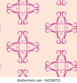 Endless abstract pattern. Background texture.  Vector illustration.