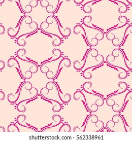 Endless abstract pattern. Background texture.  Vector illustration.
