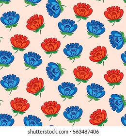 Endless abstract pattern. Background texture.  Vector illustration.