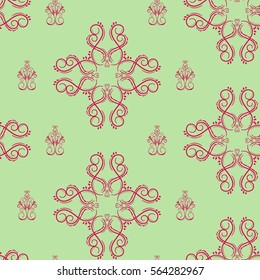 Endless abstract pattern. Background texture.  Vector illustration.