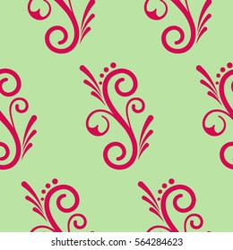 Endless abstract pattern. Background texture.  Vector illustration.
