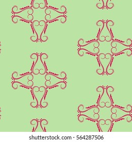 Endless abstract pattern. Background texture.  Vector illustration.