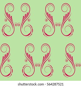 Endless abstract pattern. Background texture.  Vector illustration.