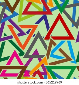 Endless abstract pattern. Background texture.  Vector illustration.