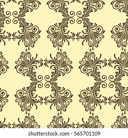 Endless abstract pattern. Background texture.  Vector illustration.