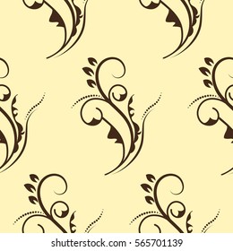 Endless abstract pattern. Background texture.  Vector illustration.