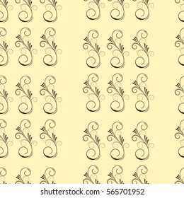 Endless abstract pattern. Background texture.  Vector illustration.