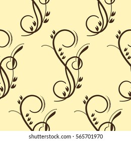 Endless abstract pattern. Background texture.  Vector illustration.