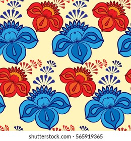 Endless abstract pattern. Background texture.  Vector illustration.