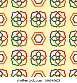 Endless abstract pattern. Background texture.  Vector illustration.