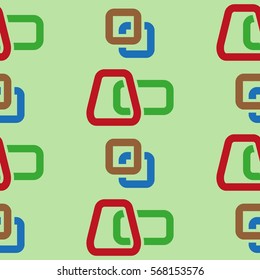 Endless abstract pattern. Background texture.  Vector illustration.