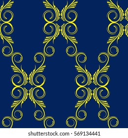 Endless abstract pattern. Background texture.  Vector illustration.