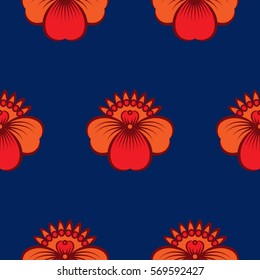 Endless abstract pattern. Background texture.  Vector illustration.