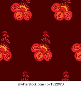 Endless abstract pattern. Background texture.  Vector illustration.