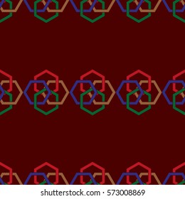 Endless abstract pattern. Background texture.  Vector illustration.